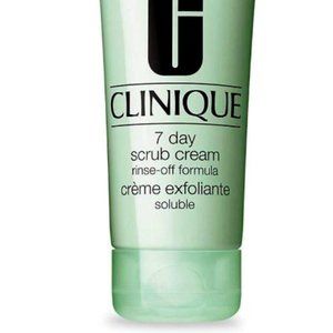 NEW Clinique 7 Day Scrub Cream Exfoliating Cleanser Rinse Off Formula 30ml